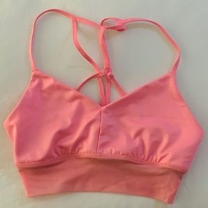 Alo Yoga Lavish Bra Macaron Pink Size S